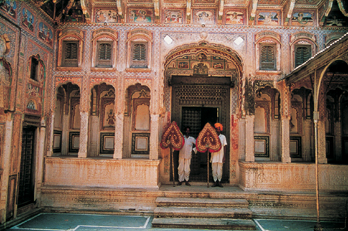 Rajasthan haveli, India